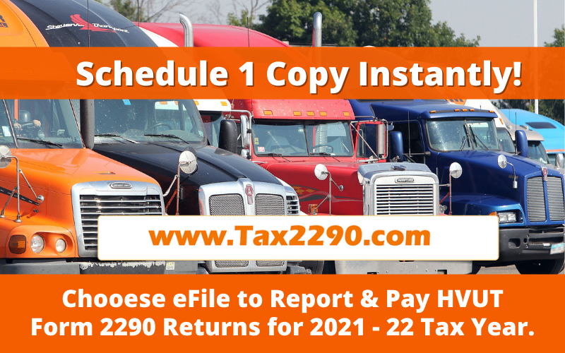 Tax2290 eFile for 2021
