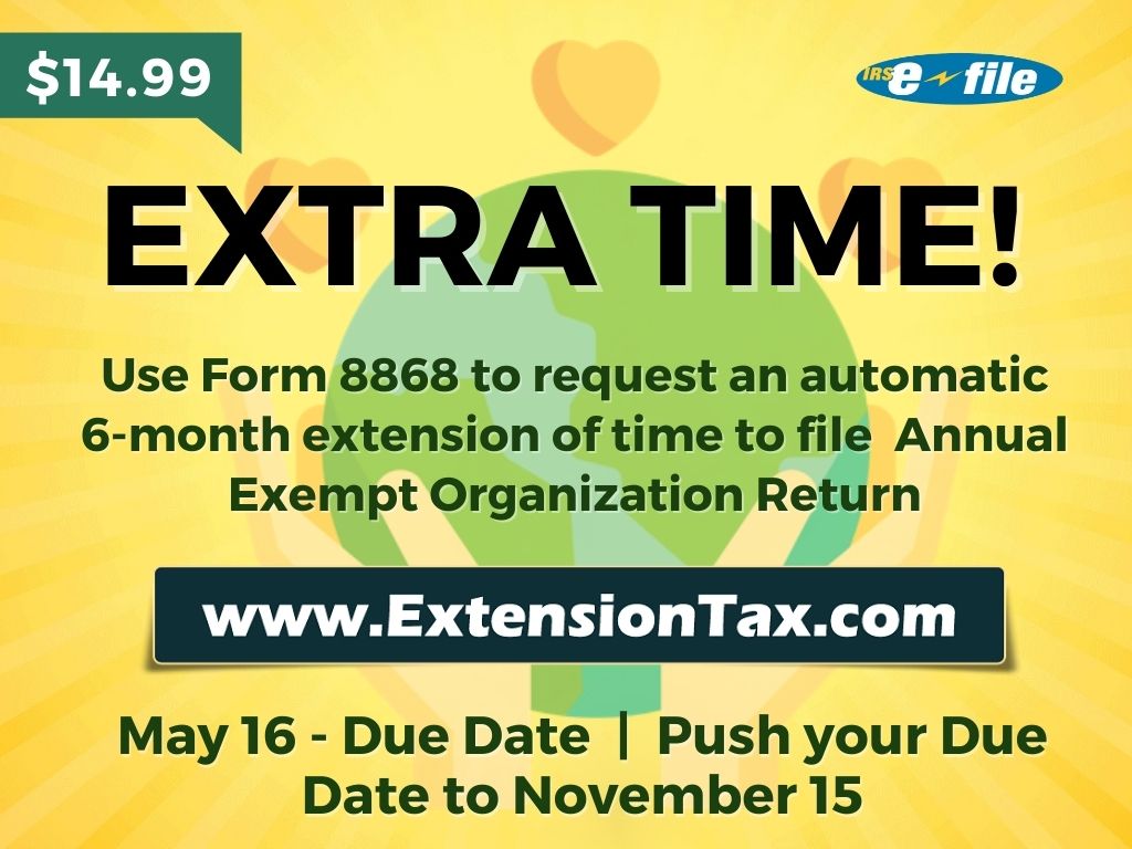 Tax Extension for Tax Exempt Return