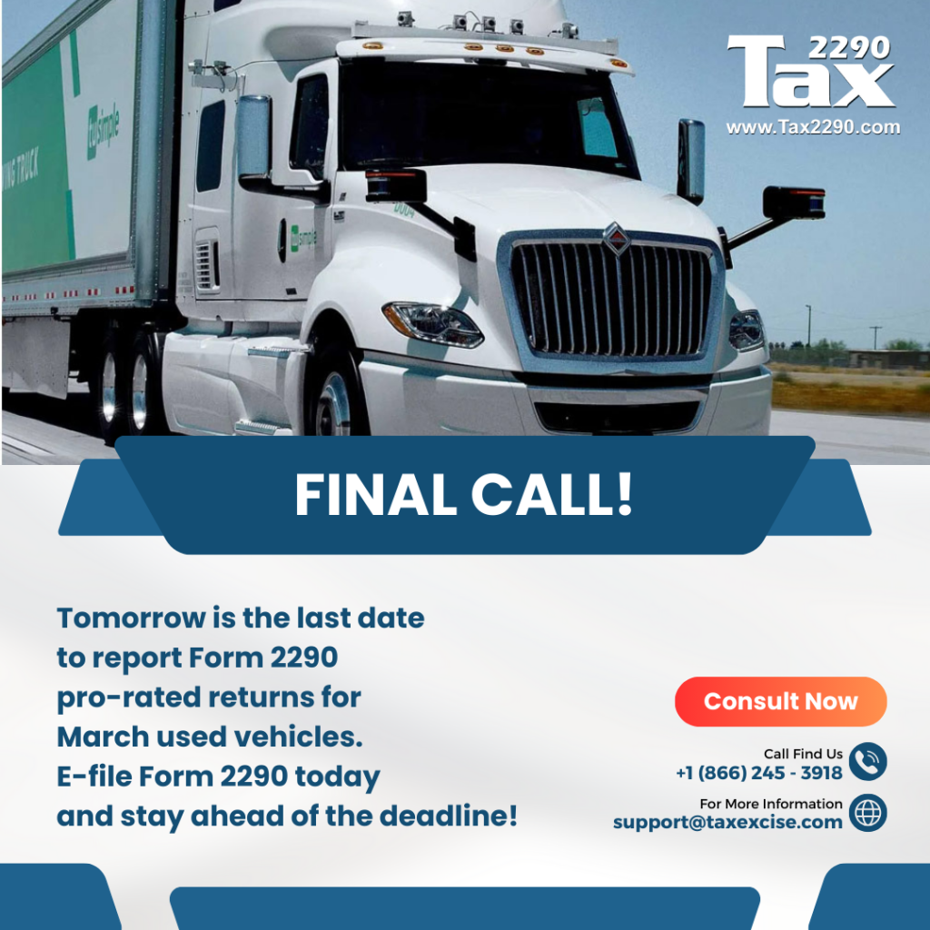 Tax 2290 Blog | Efile IRS Form 2290, Highway motor truck taxes